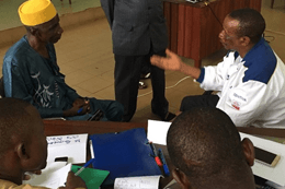 Members of the Boké district health management team